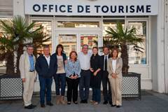 Les membres du bureau de l'Office de Tourisme